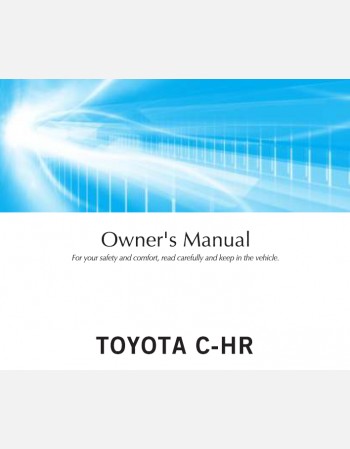 toyota c-hr hybrid 2022-2023 owners manual